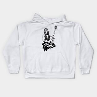 Randy Rhoads 80s style classic Kids Hoodie